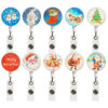 01645715ae702f8584048afaa76da3c8 Wholesale Crystal Glass Christmas Telescopic Keychain