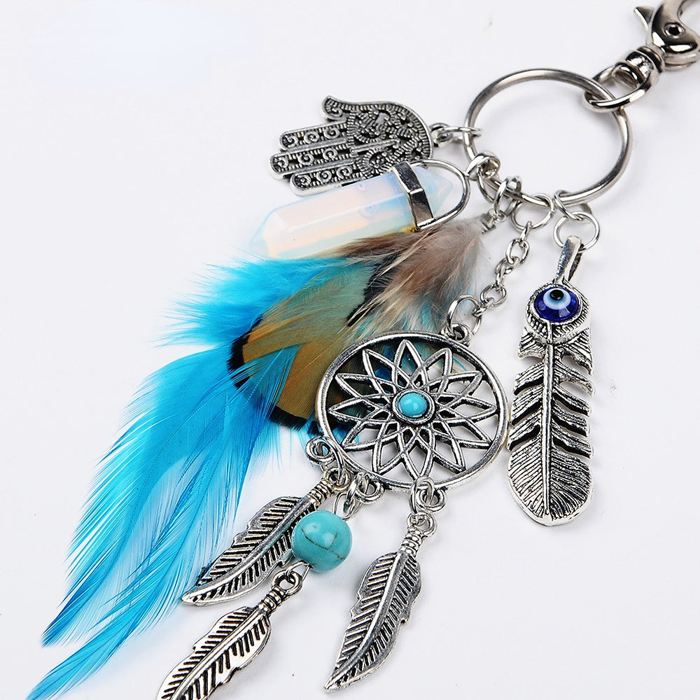 Wholesale Alloy Bohemian eam Catcher Keychain