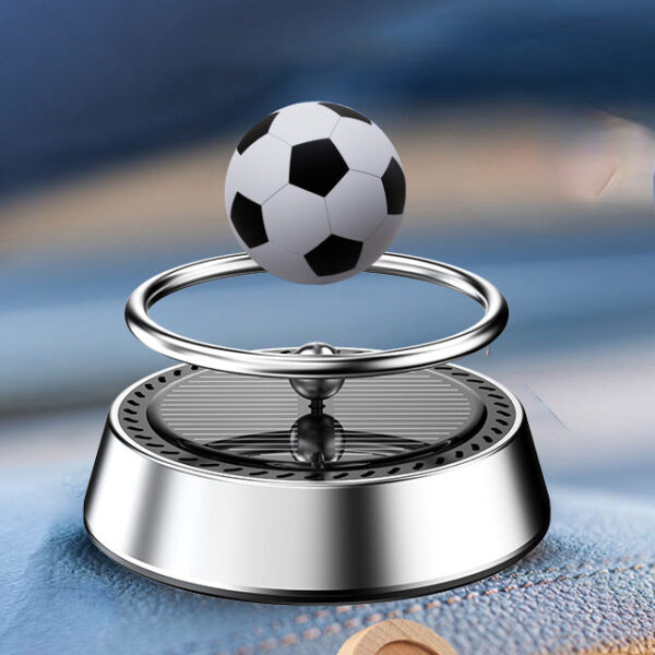 Wholesale Zinc Alloy Solar Suspended Rotating Football Metal Aromatherapy Ornaments