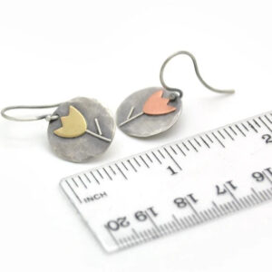 Wholesale Cute Floral Earrings Alloy