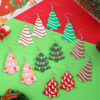 Wholesale Christmas Tree Fashion Printed Lantern Balloon Cookies Elk Acrylic Earrings Earrings Earrings