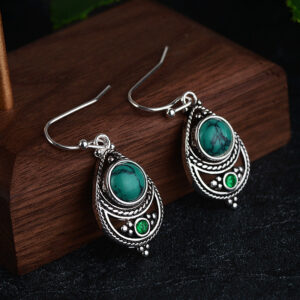 10089427820_1492657371 Wholesale Vintage Turquoise Copper Earrings