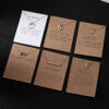 Wholesale Paper Card Cat Ears Alloy Necklaces