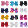 10151887875_2104425384 Wholesale 8 Inch Children's Bow Sequin Hairpin