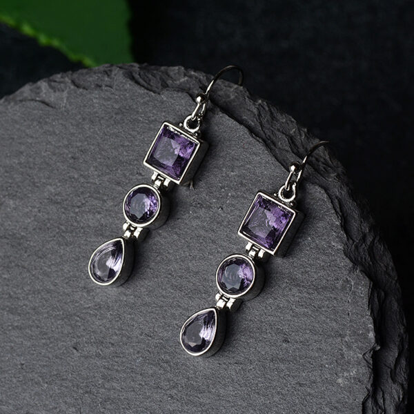 10159843840_1492657371 Wholesale Lavender Amethyst Copper Earrings Set