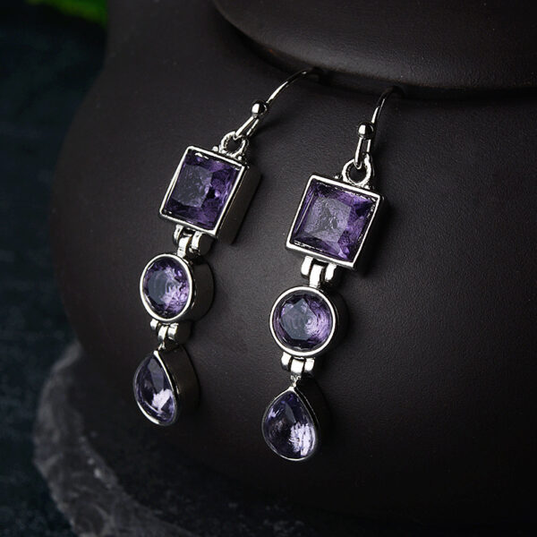 10159846781_1492657371 Wholesale Lavender Amethyst Copper Earrings Set