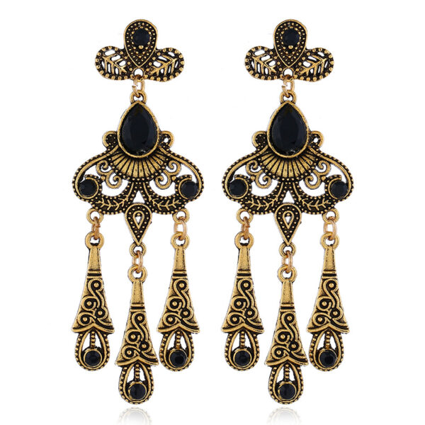 10166215224_1032549961 Wholesale Vintage Hollowed Out Leaf Alloy Earrings