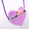 Wholesale Pu Sequin Lanyard Bag Love Children Coin Purse