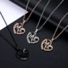 Wholesale Best Selling Mother's Day Joker MOM Love Diamond Necklace