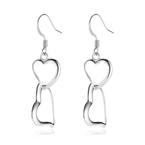 Wholesale of Medium To Long Length Love Alloy Earrings