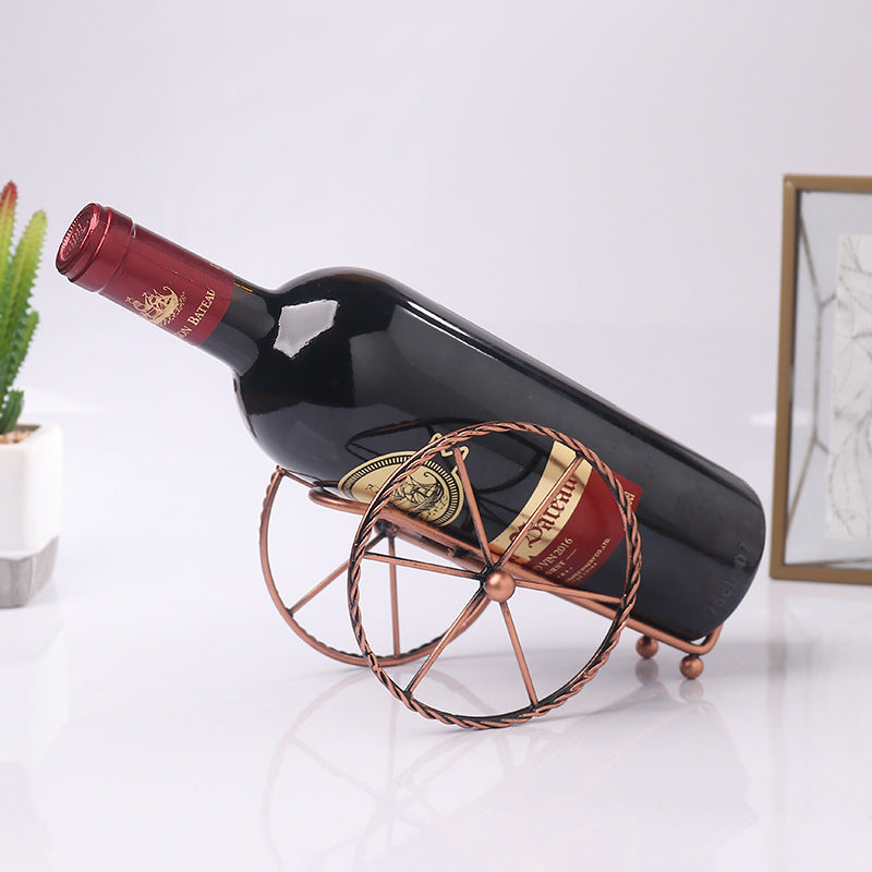Wholesale European Metal Wine Rack Ornament