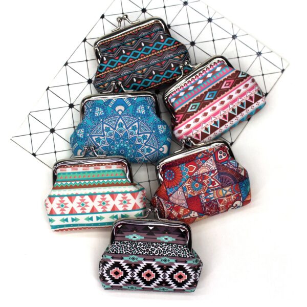 Wholesale PU Vintage Ethnic Coin Purse