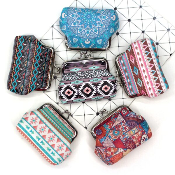 Wholesale PU Vintage Ethnic Coin Purse