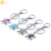 10323817775_950170408 Wholesale Natural Stone Crystal Sea Turtle Keychain