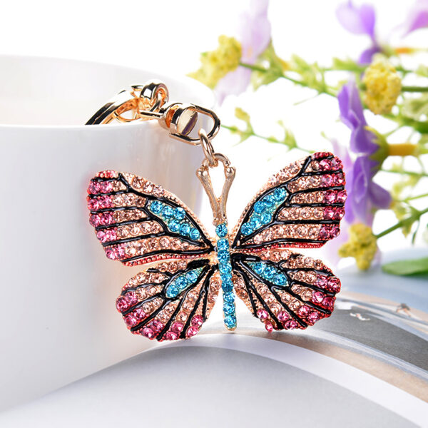 Wholesale Butterfly Zinc Alloy Keychain