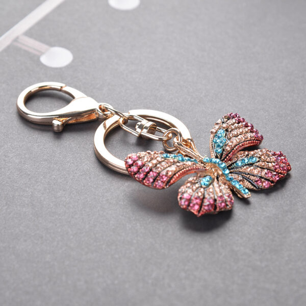 Wholesale Butterfly Zinc Alloy Keychain