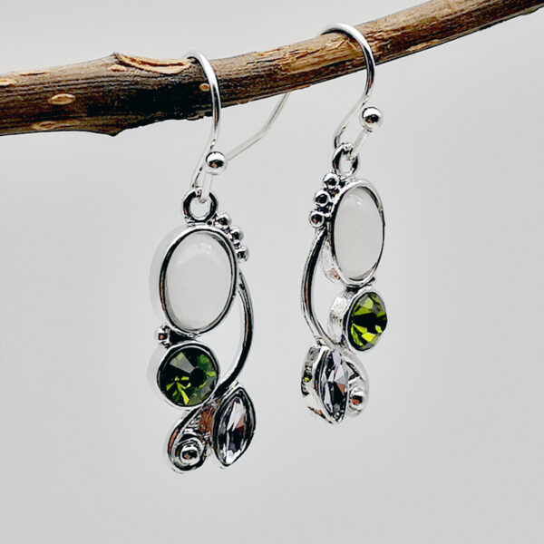 10348297042_731362266 Wholesale Moonstone Metal Earrings