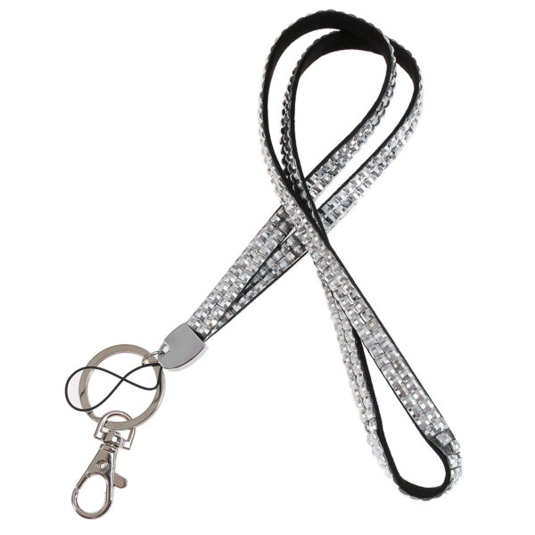 Wholesale Resin Diamond Rhinestone Lanyard Keychain
