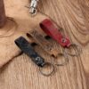 Wholesale Leather Printed Metal Keychains