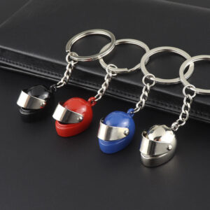 Wholesale Metal Motorcycle Helmet Creative Key Chain