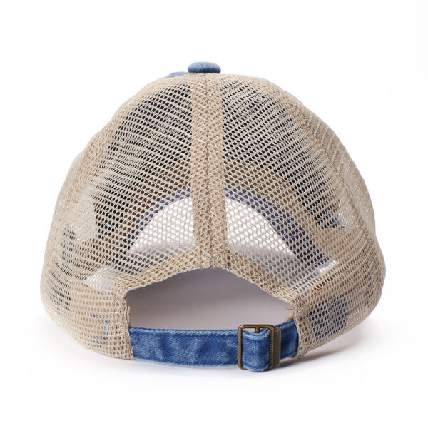 10474046699_1514649954 Wholesale Retro Baseball Cap Washed Cotton Solid Color Mesh Cap