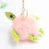 Wholesale Turtle Fur Balls Keychains