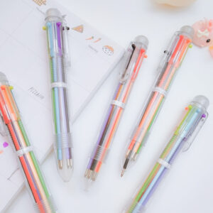 Wholesale Cute Multi-color Plastic Ballpoint Pens
