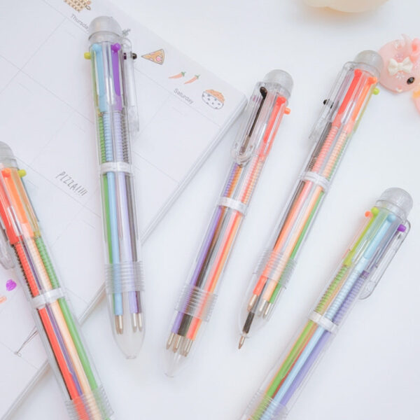 Wholesale Cute Multi-color Plastic Ballpoint Pens