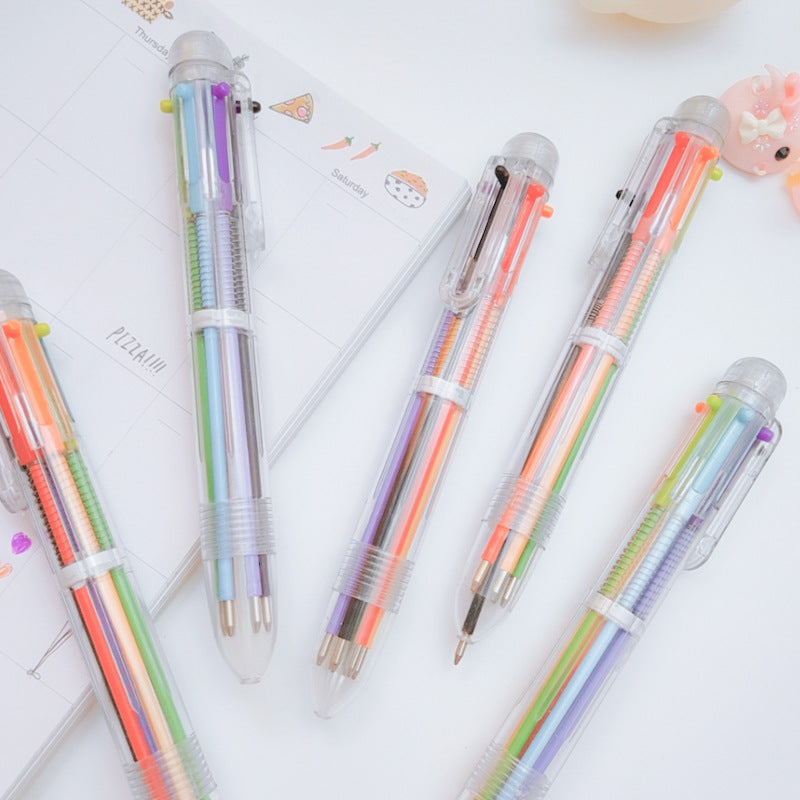 Wholesale Cute Multi-color Plastic Ballint Pens