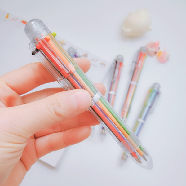 Wholesale Cute Multi-color Plastic Ballpoint Pens