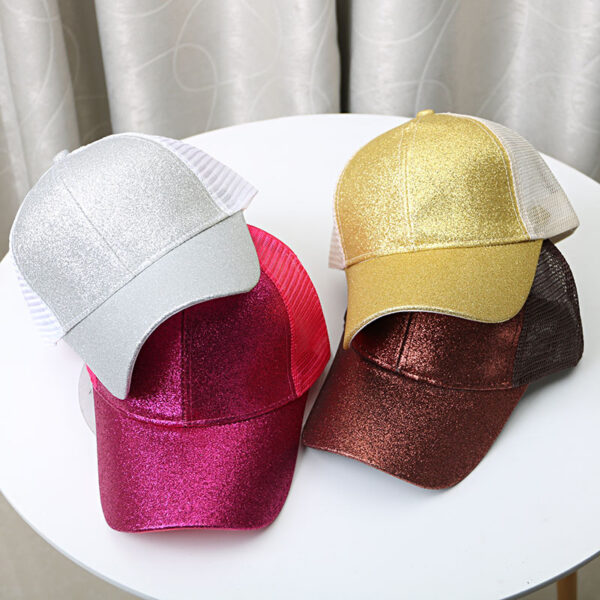 10536317484_1897001181 Wholesale Cotton Sequin Fluorescent Baseball Cap