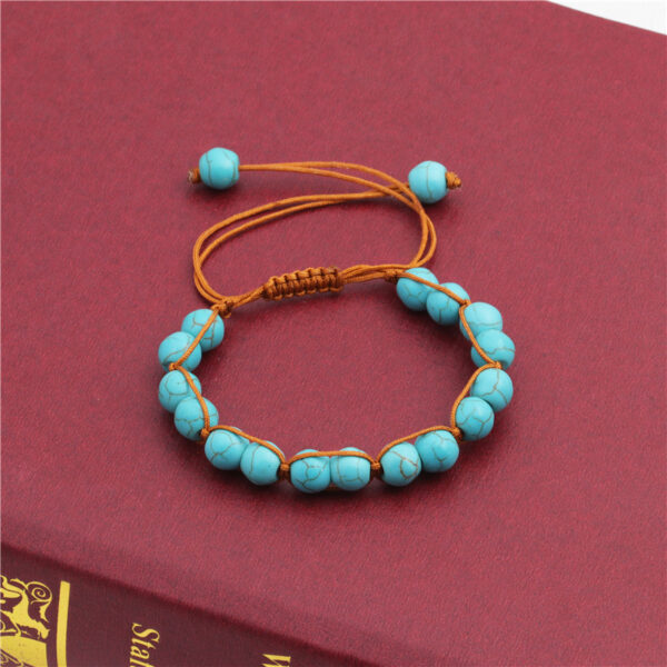 10560594605_656001148 Wholesale Woven Women's Turquoise Bracelet