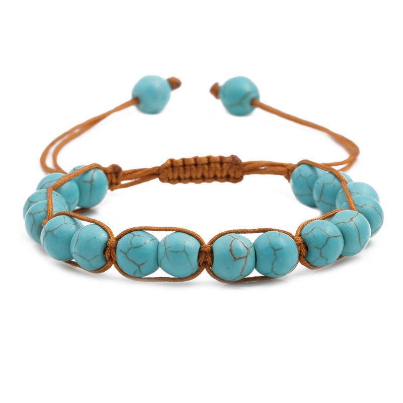 Wholesale Woven Women's Turquoise Bracelet