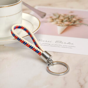 White double red blue / Silver plastic head