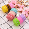 Wholesale Three Layer Macaron Cake Keychain Bow Polymer Clay Keychain
