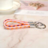 Wholesale Creative Colorful Woven Plastic Keychains