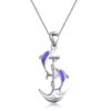 10603333916_1300570309-1 Wholesale 2 Dolphin Alloy Necklaces