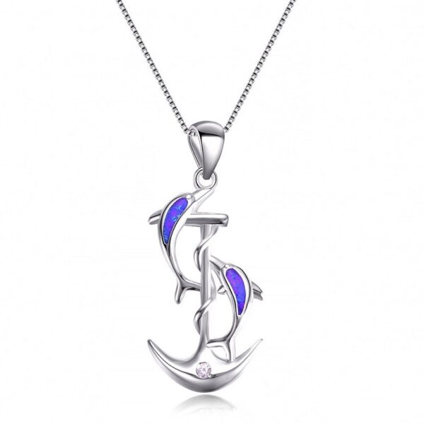 10603333916_1300570309-1 Wholesale 2 Dolphin Alloy Necklaces