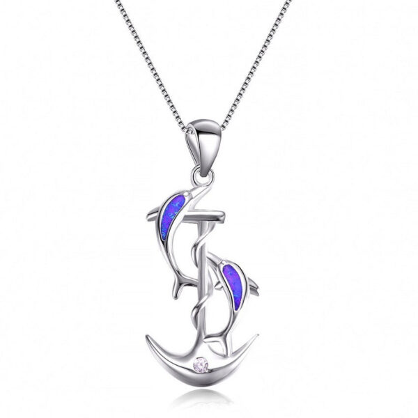 10603333916_1300570309 Wholesale 2 Dolphin Alloy Necklaces