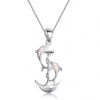 10603363151_1300570309 Wholesale 2 Dolphin Alloy Necklaces
