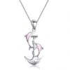 10629341603_1300570309 Wholesale 2 Dolphin Alloy Necklaces