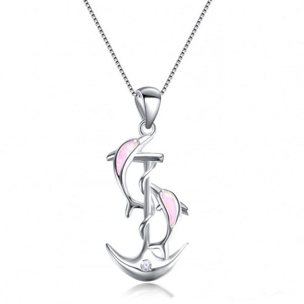 10629341603_1300570309 Wholesale 2 Dolphin Alloy Necklaces