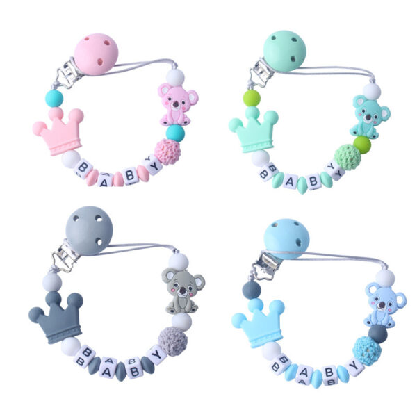 10671195170_2106371739 Wholesale Baby Pacifier Chain Silicone Baby supplies
