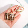 10726209806_949518863 Wholesale Metal Leopard Small Bag Shape Keychain