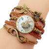 Wholesale Easter Rabbit Time Gemstone Butterfly 8-character Combination Alloy Bracelet