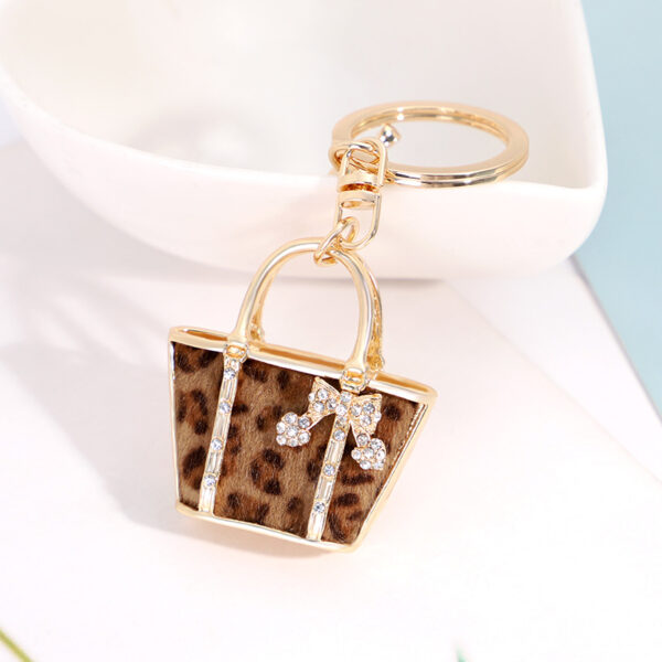 10756468134_949518863 Wholesale Metal Leopard Small Bag Shape Keychain