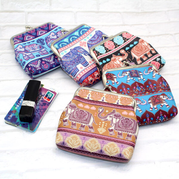Wholesale PU Ethnic Coin Purse