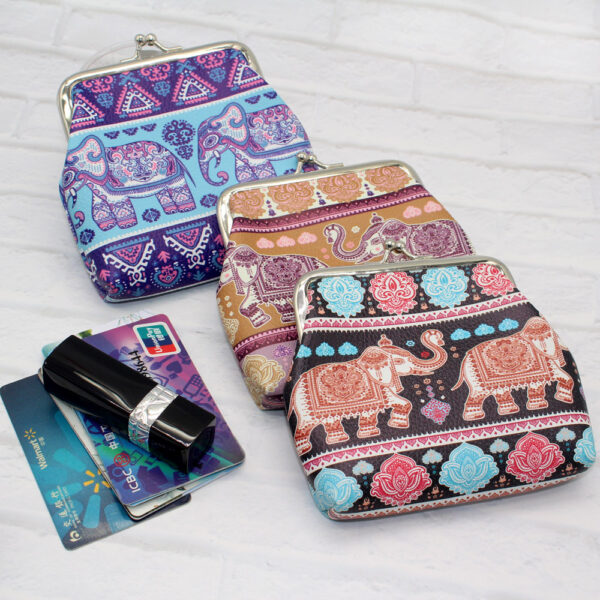 Wholesale PU Ethnic Coin Purse