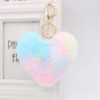 10772278289_1217306215-6 Wholesale Color Love Cute Fur Ball Plush Key Chain