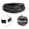 Wholesale Leather Cord Hand Woven Men Bracelet